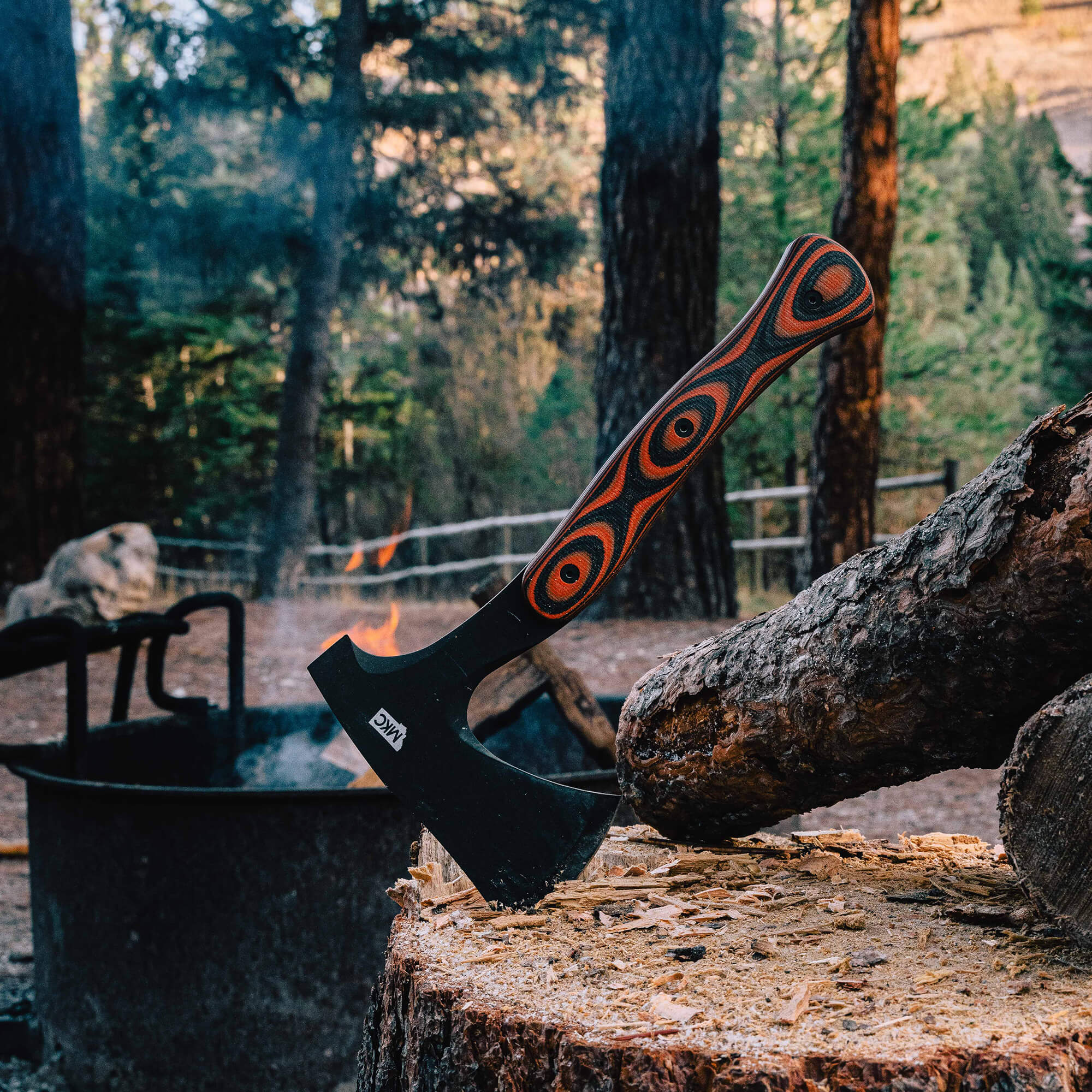 HELLGATE HATCHET - ORANGE & BLACK - Image 2