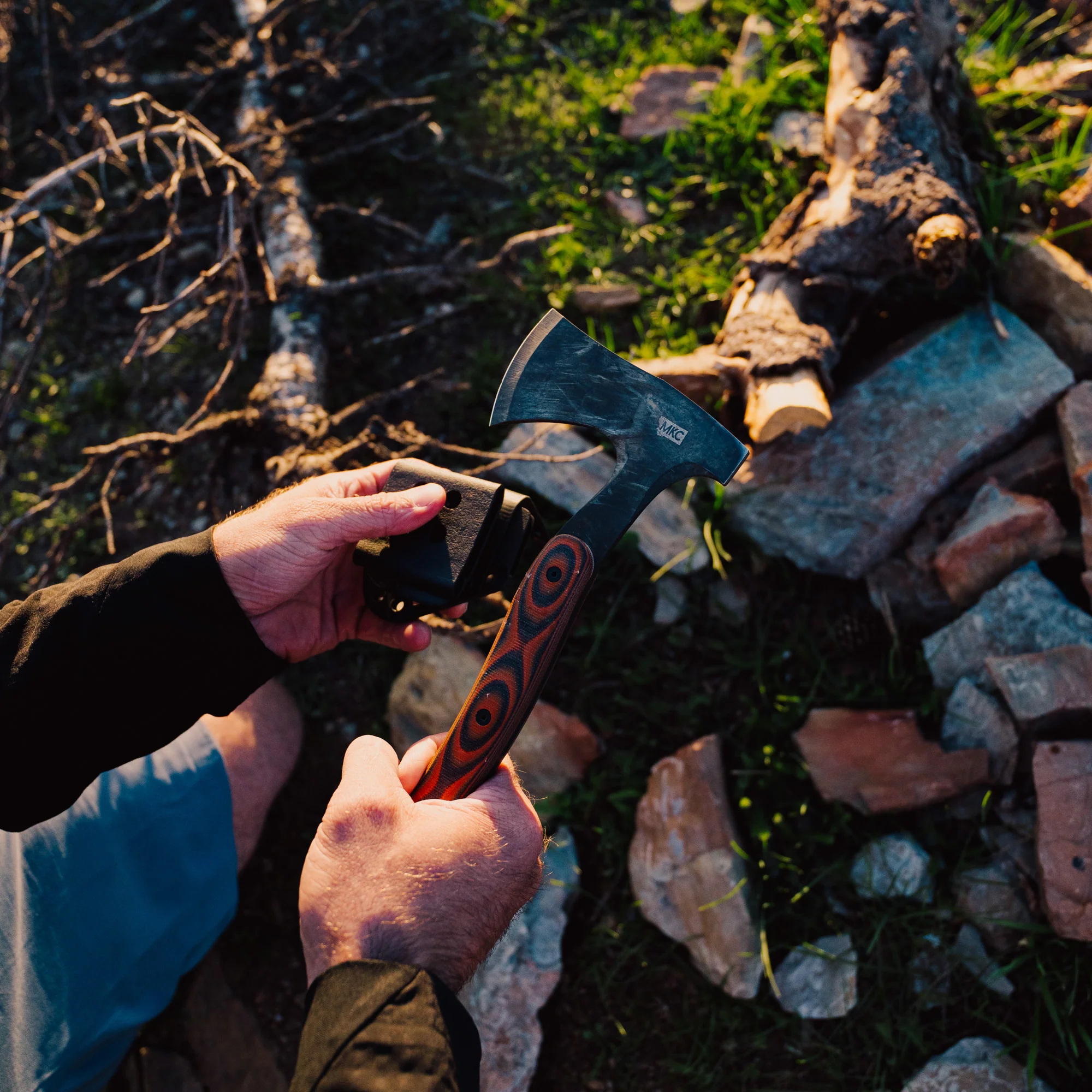 HELLGATE HATCHET - ORANGE & BLACK - Image 36