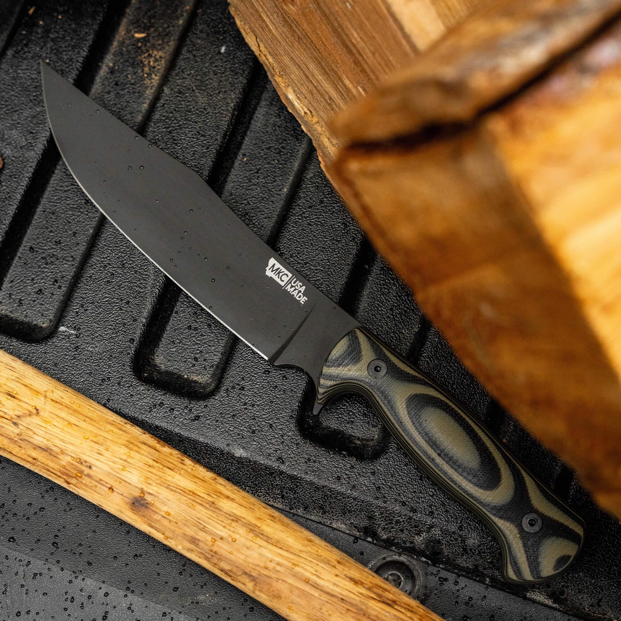 THE MARSHALL BUSHCRAFT KNIFE - GREEN & BLACK - Image 11