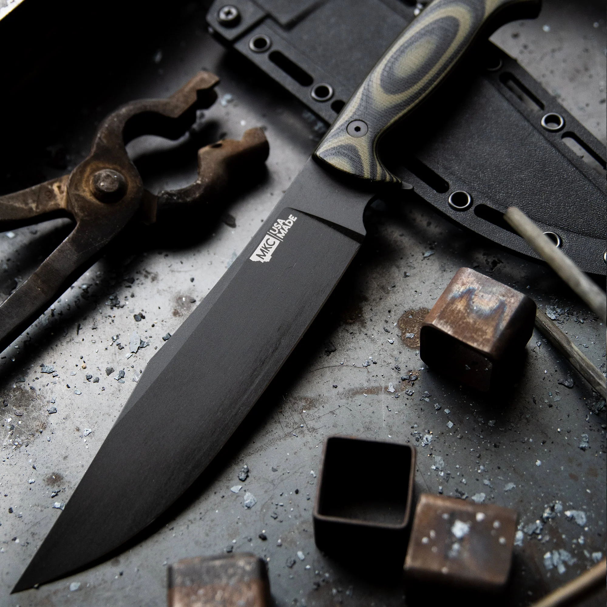THE MARSHALL BUSHCRAFT KNIFE - GREEN & BLACK - Image 16