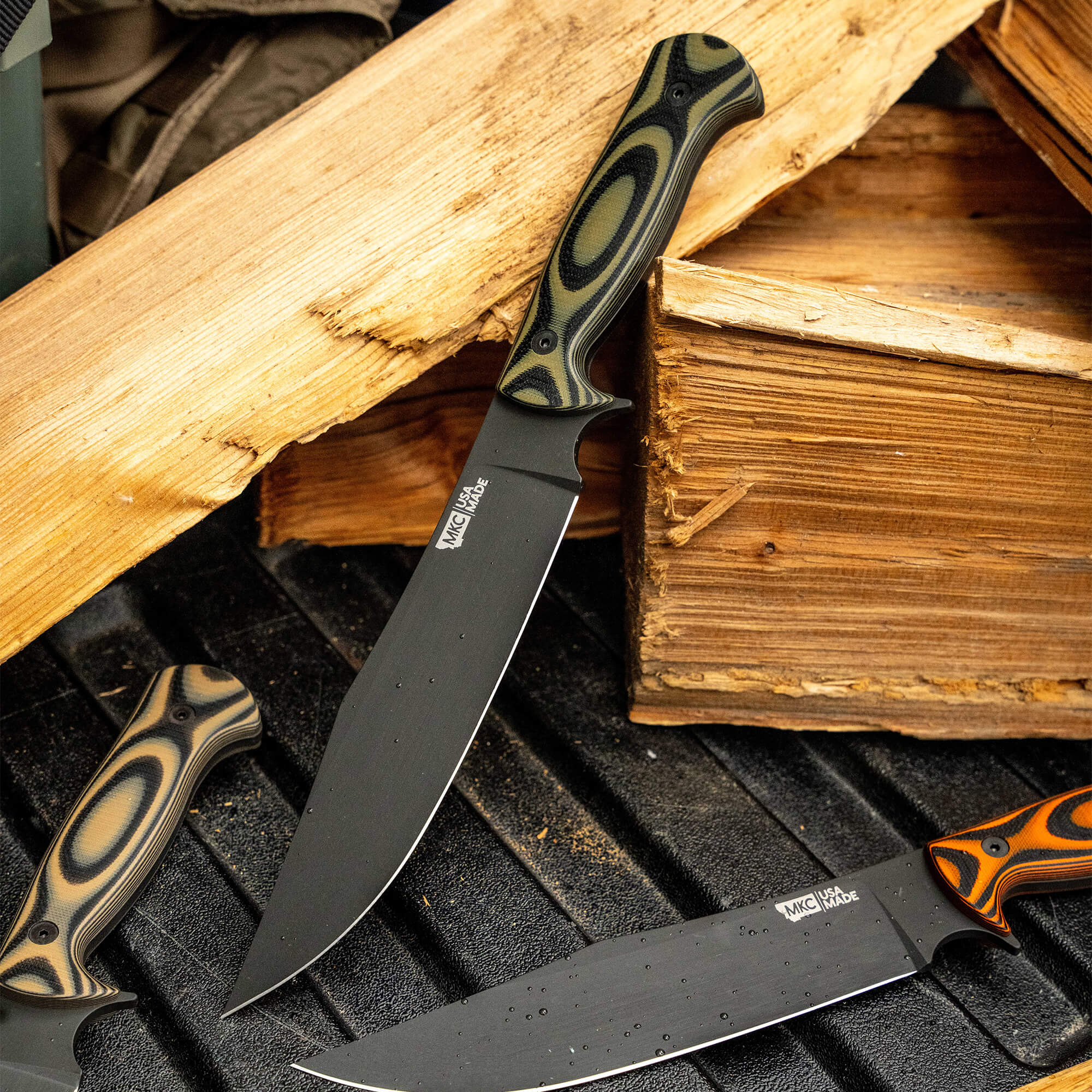 THE MARSHALL BUSHCRAFT KNIFE - GREEN & BLACK - Image 5