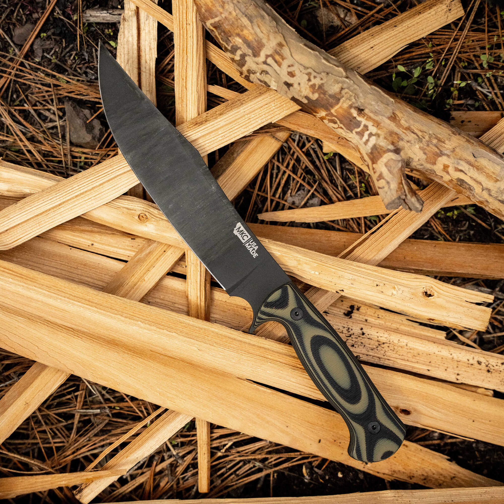 THE MARSHALL BUSHCRAFT KNIFE - GREEN & BLACK - Image 8