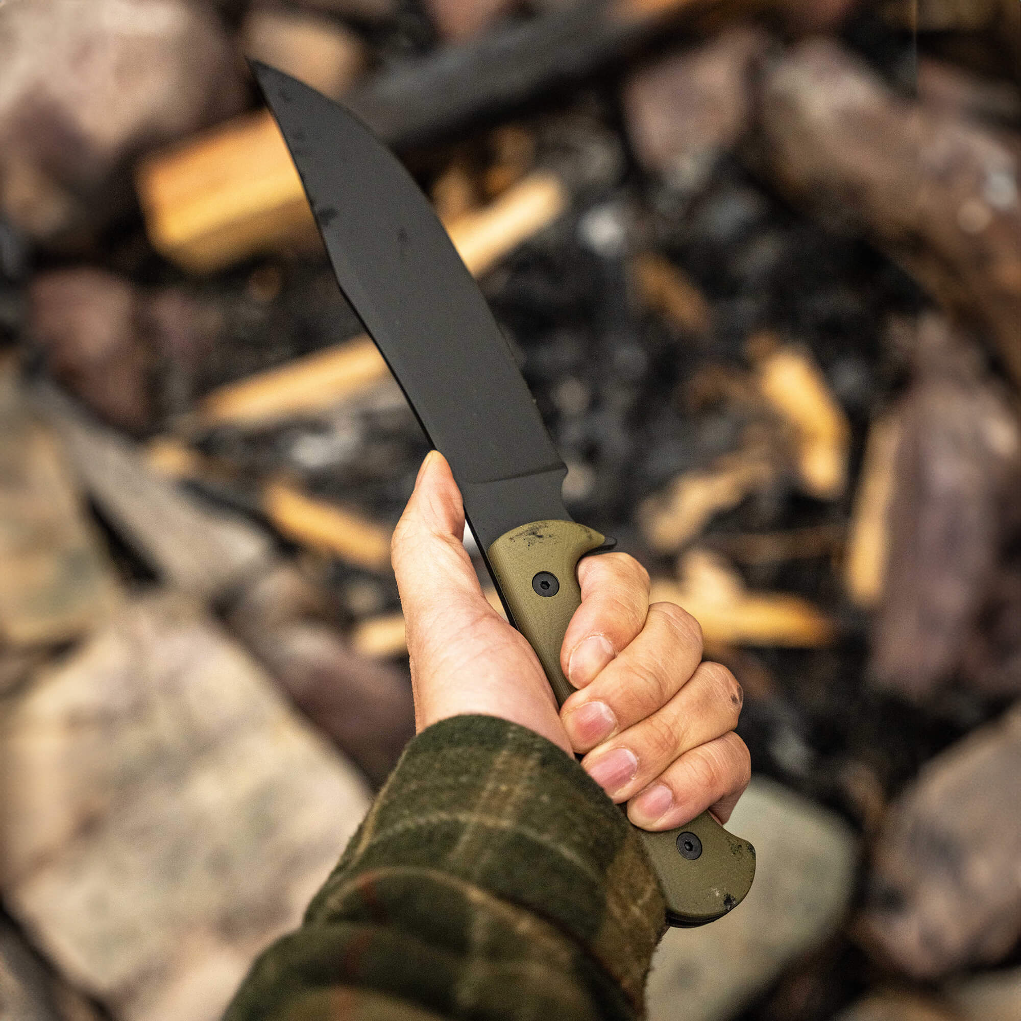 THE MARSHALL BUSHCRAFT KNIFE - OLIVE - Image 6