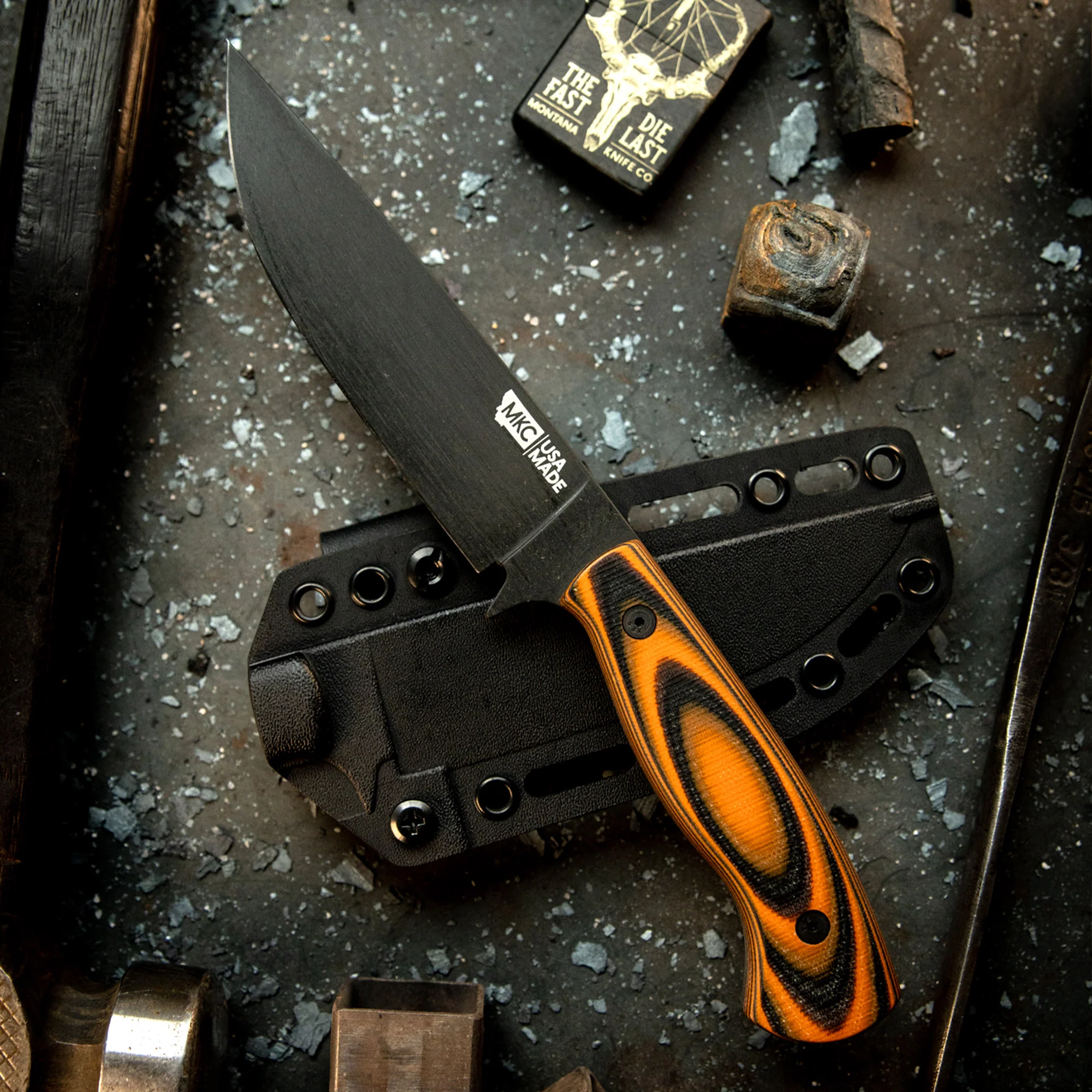 SUPER CUB - DROP POINT HUNTER - ORANGE & BLACK - Image 8