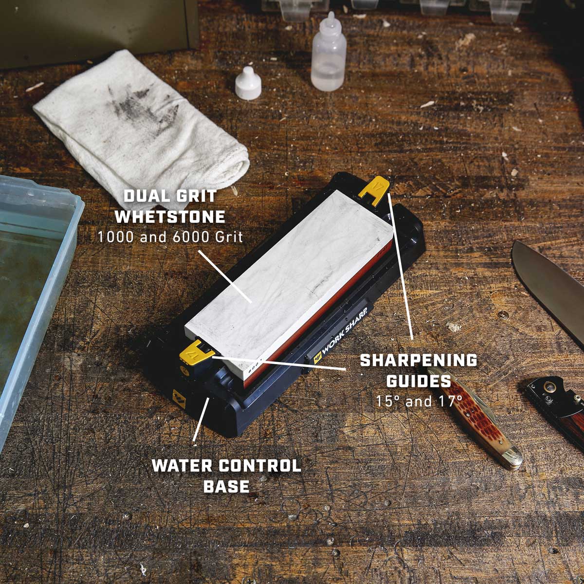 WORK SHARP - WHETSTONE KNIFE SHARPENER - Image 3